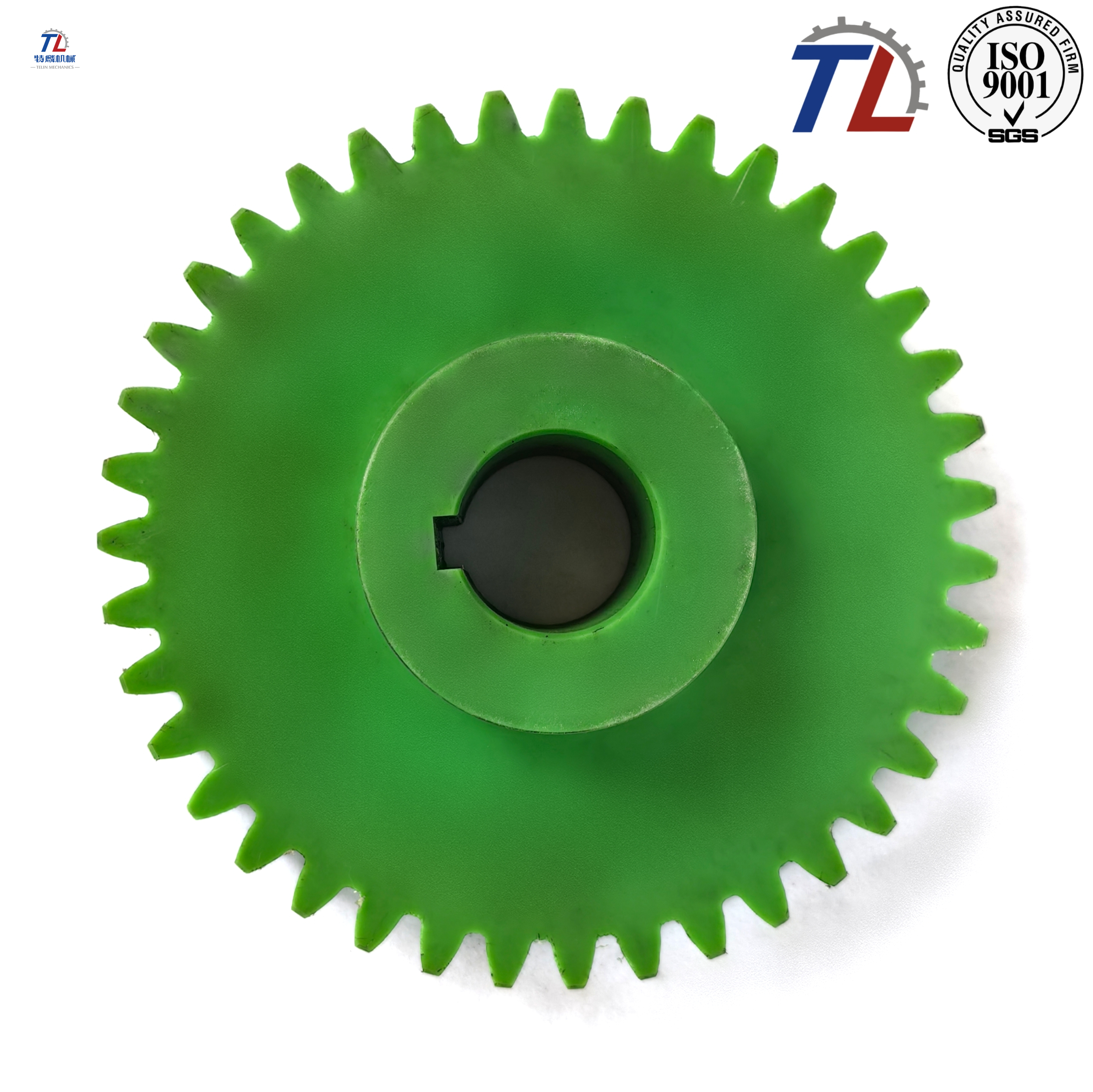 high precision Nylon gear with boss for Environmental technology