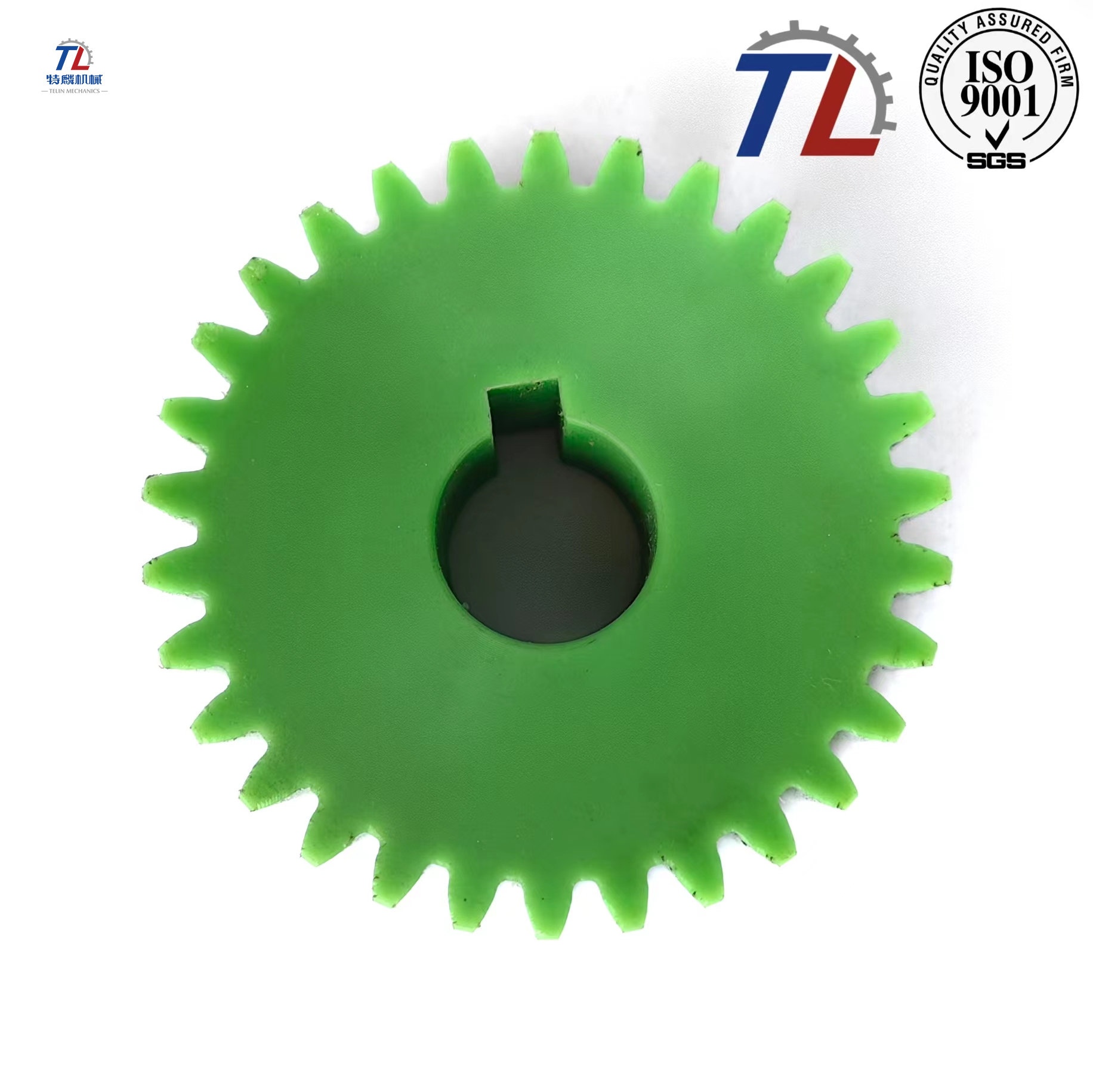 high precision Nylon gear with boss for Environmental technology