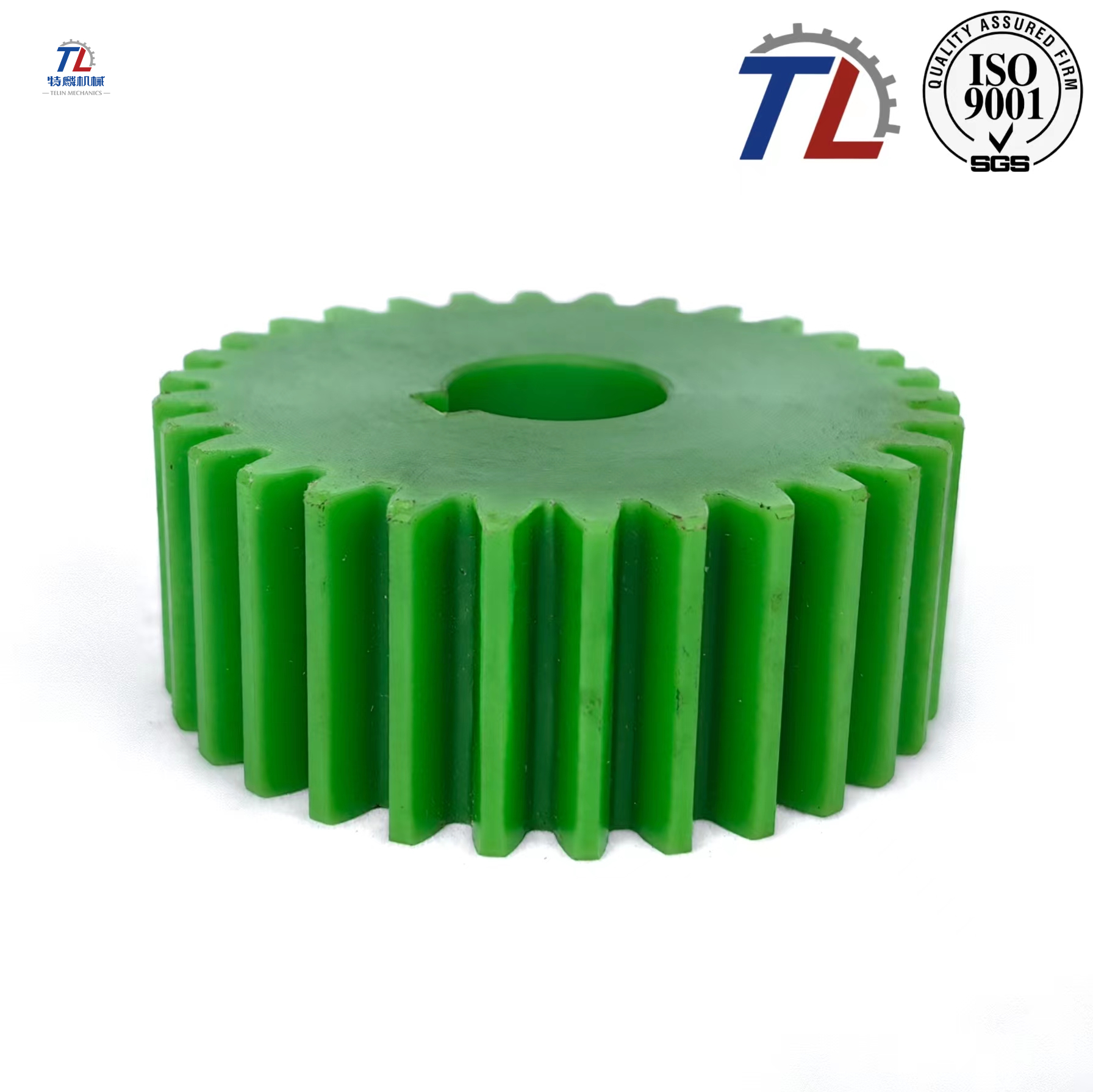 high precision Nylon gear with boss for Environmental technology